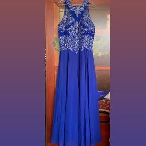 Star Box Royal blue dress XXL